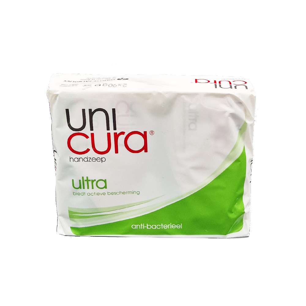 Unicura Feste Seife 2x90gr Antibakteriell