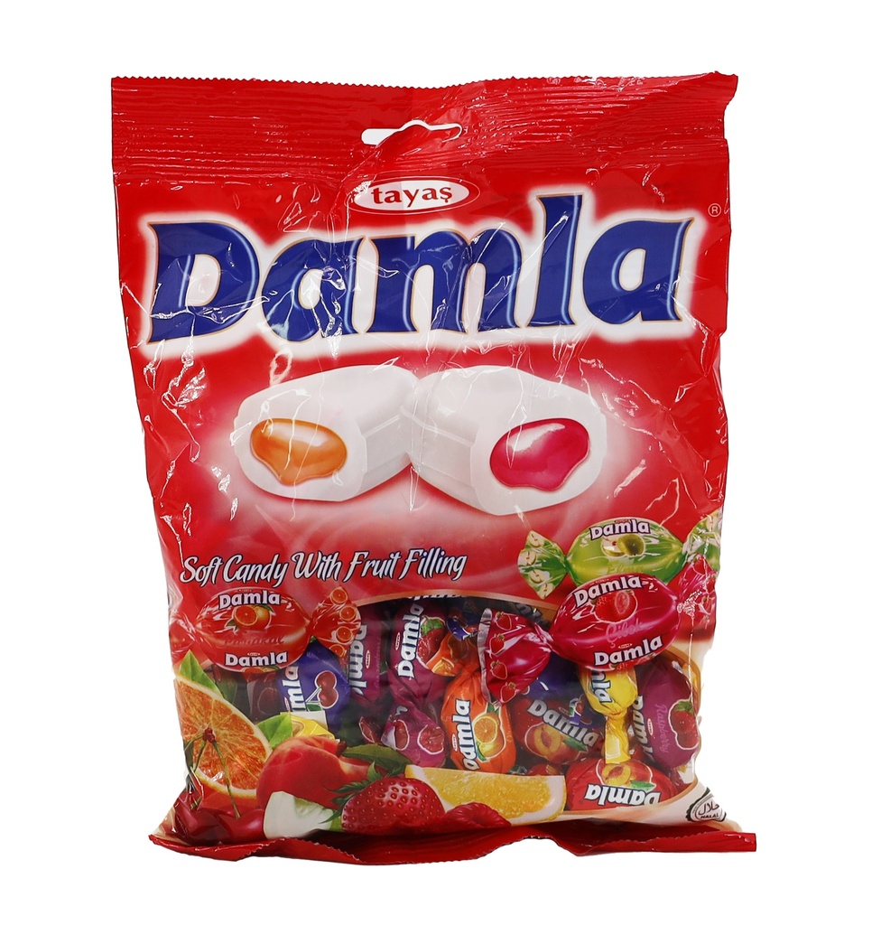 Tayas Damla 200g Soft Candy Fruit Filling Assorted Bag