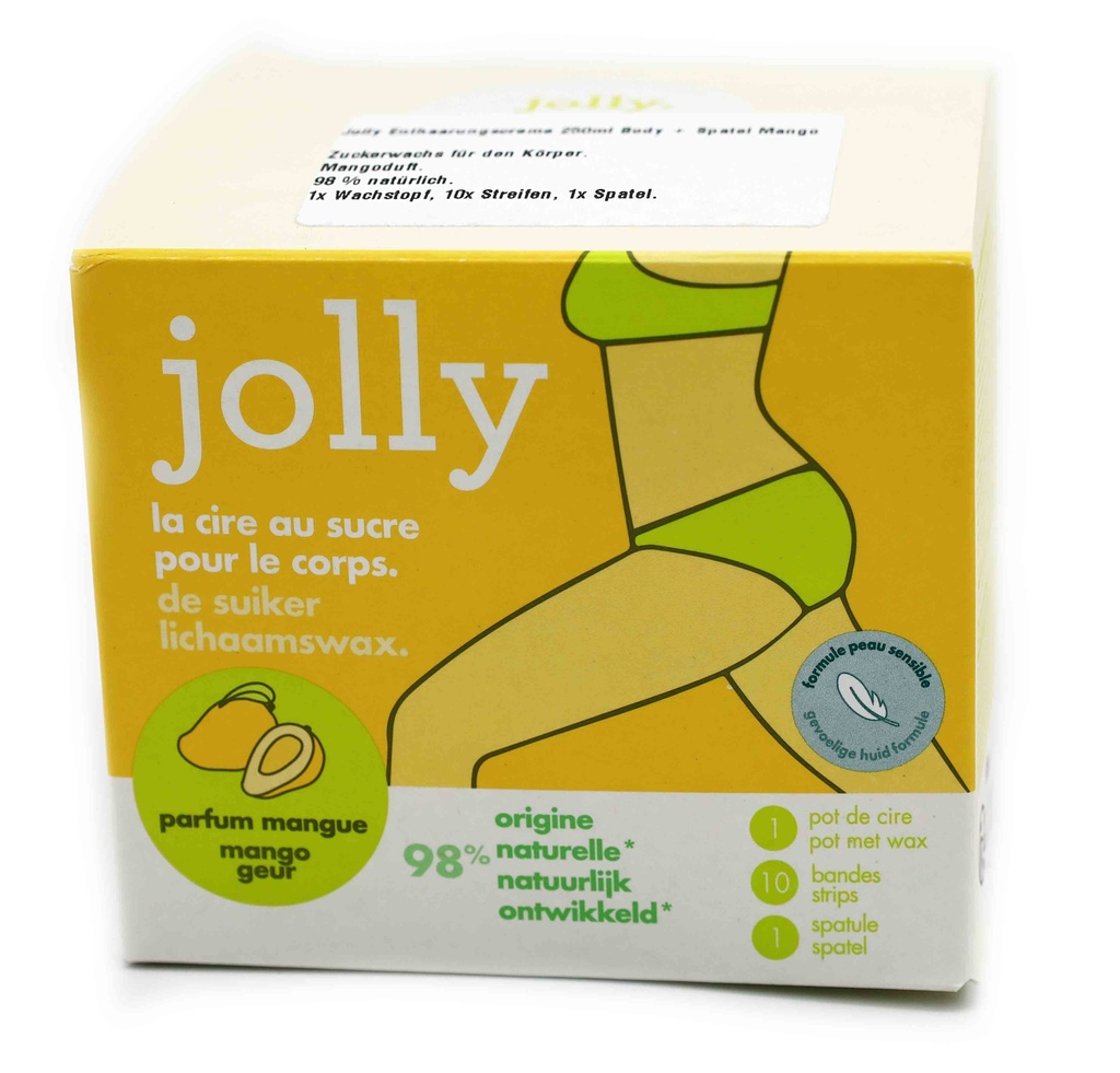 Jolly Enthaarungscreme 250ml Body + Spatel Mango