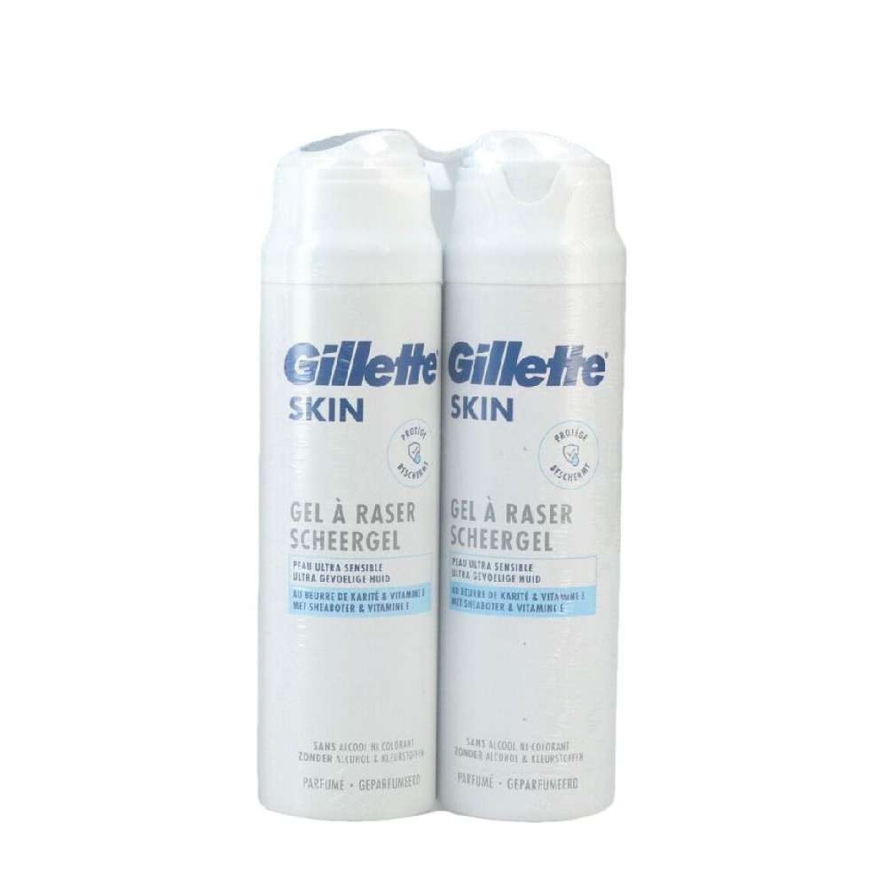 Gillette Rasiergel Ultra Sensitive 2x200ml 