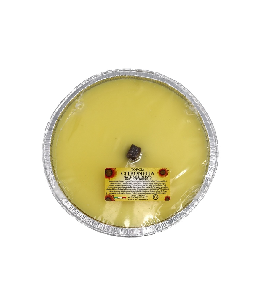 Citronella-Kerze in Alu-Schale 160g 8h