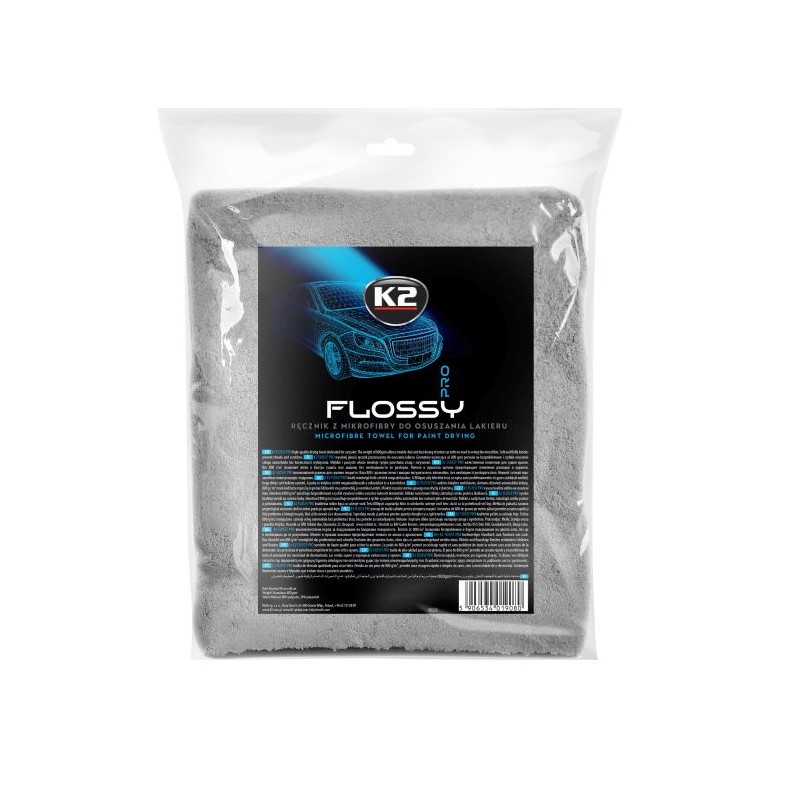 K2 FLOSSY Premium-Microfaser Tuch 800g/m2 90cmx60cm 