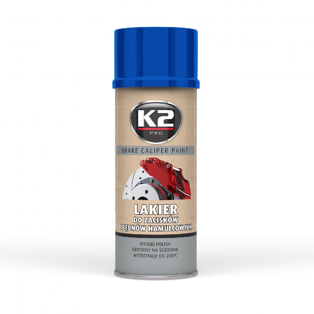 K2 Bremssattellack Spray 400ml BLAU