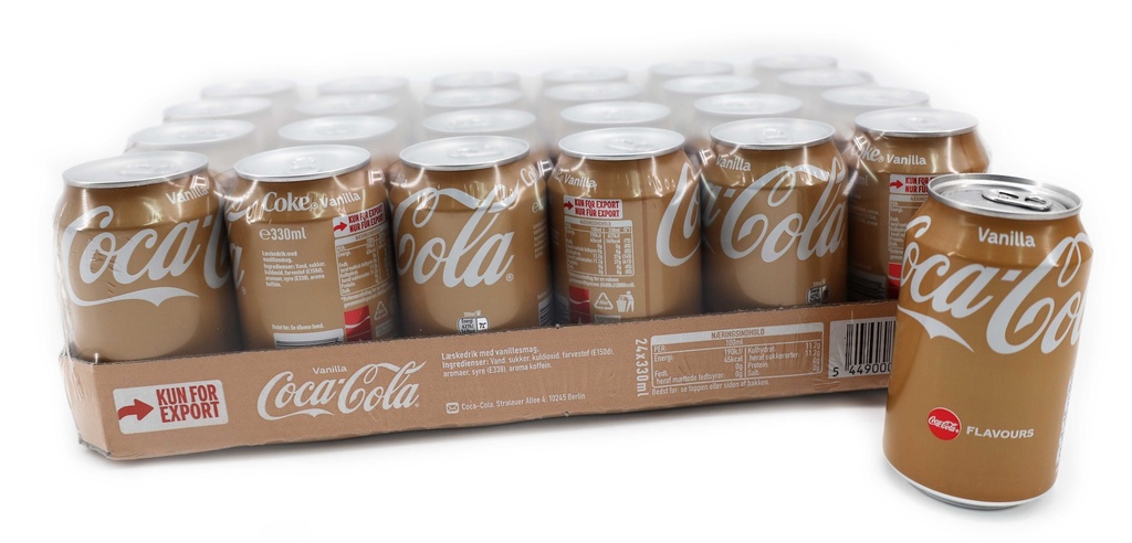 Coca Cola Vanilla (24 x 0,33 Liter Dosen)