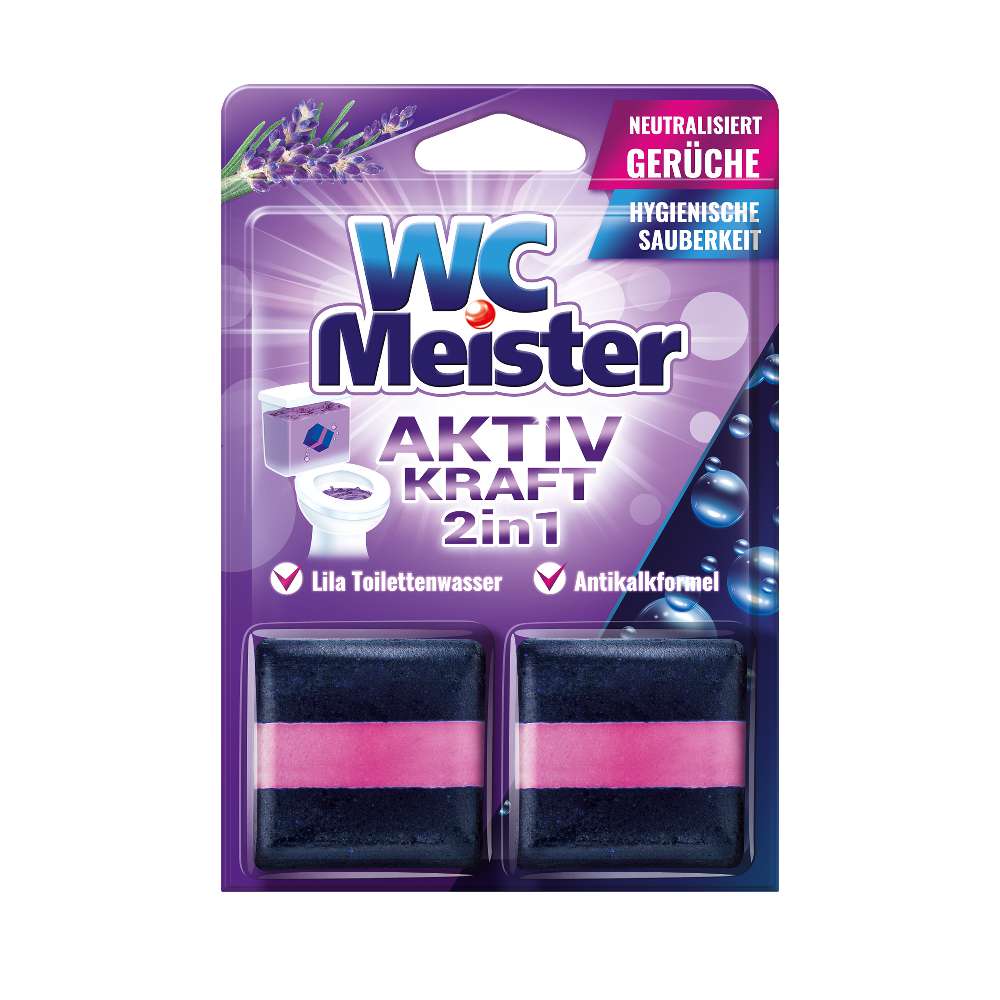 WC Meister WC-Spülkasten Tabs TWINPACK Lavendel