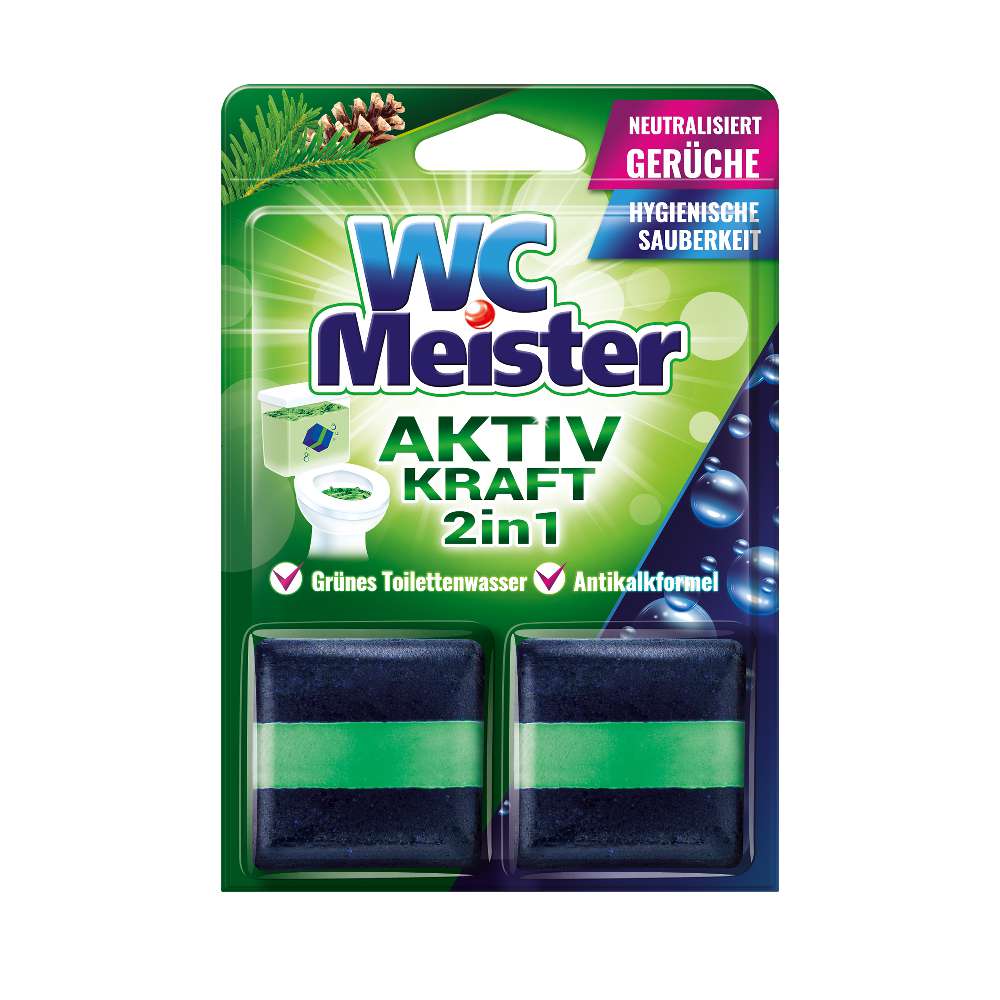 WC Meister WC-Spülkasten Tabs TWINPACK Forest