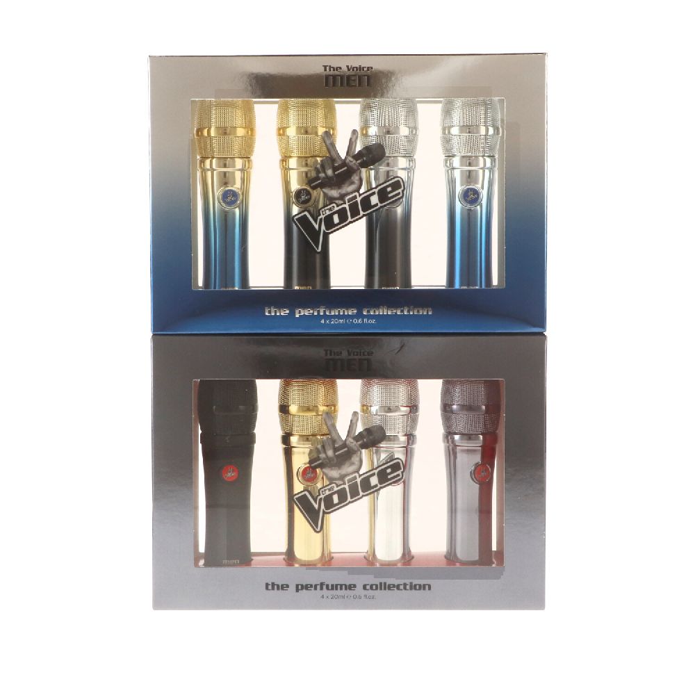 The Voice Geschenkset EDT 4x20ml For Men Gradient