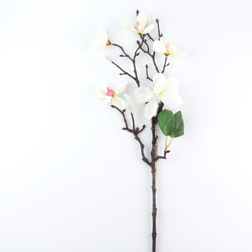 Kunstblume Magnolie weiß 66cm