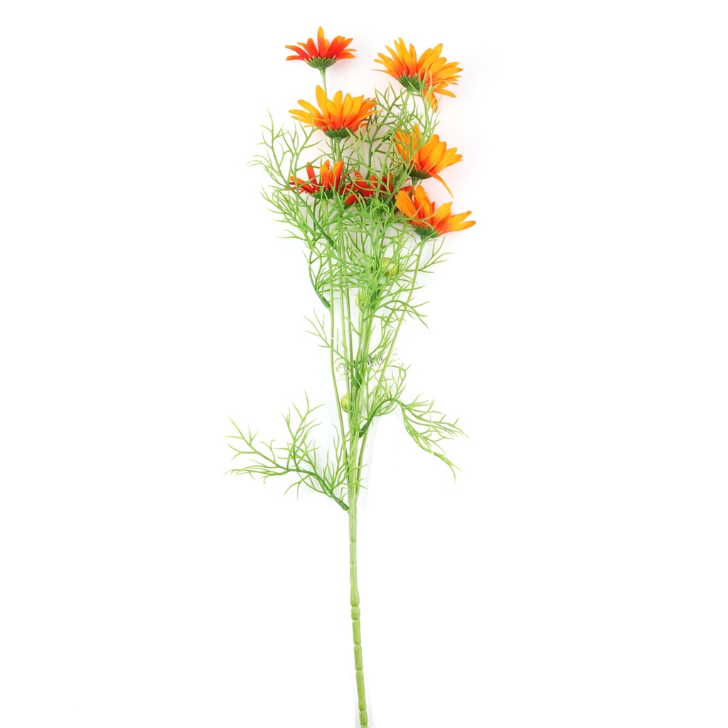 Kunstblume Margerite orange 67cm