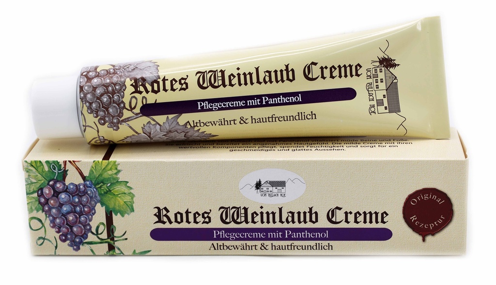 Rotes Weinlaub Creme 100ml - Tube