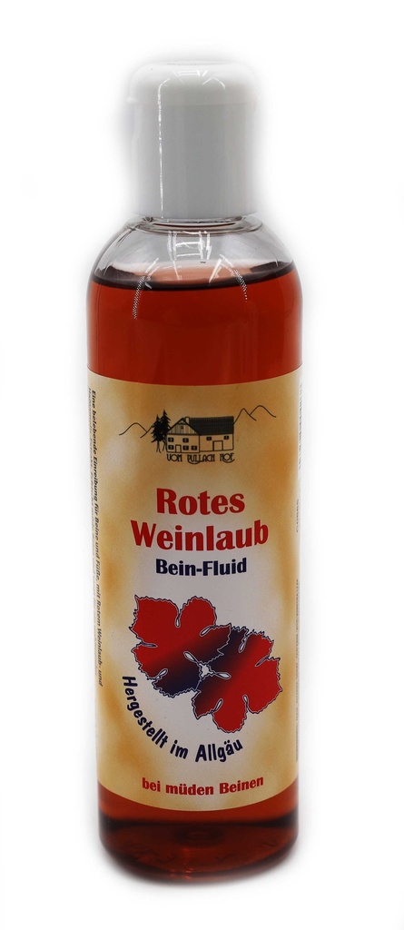 Rotes Weinlaub Bein-Fluid 250ml - Allgäu 