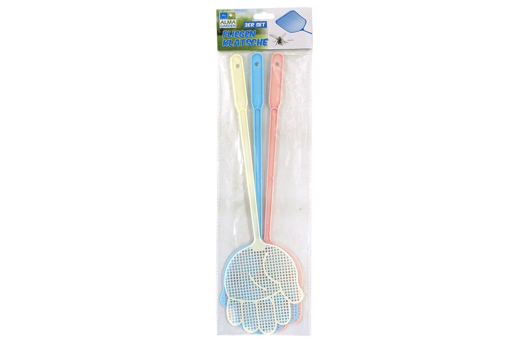 Fliegenklatsche 42cm, 3er