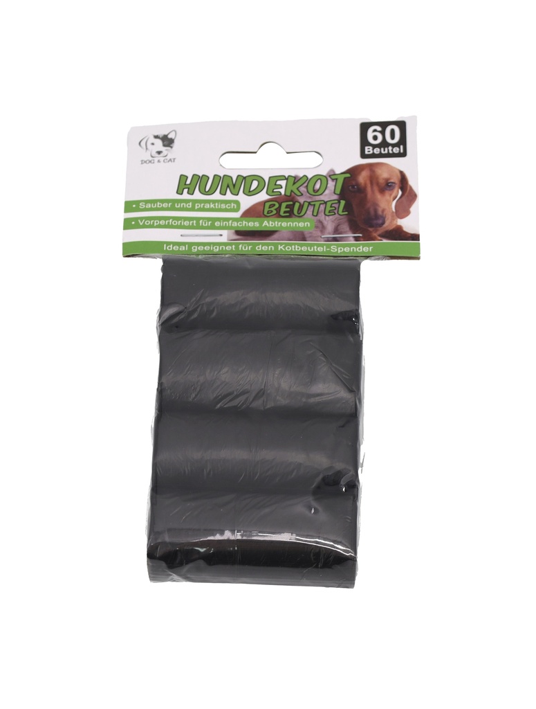 Hundekotbeutel 4er Pack