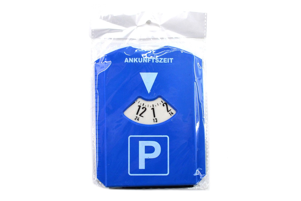 Parkscheibe Kunststoff mit Eiskratzer + Scheibenwischer