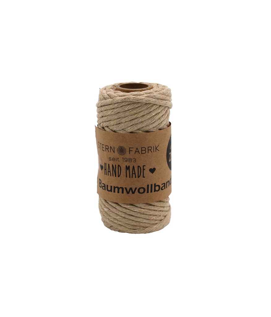 Baumwollband 25m farbig