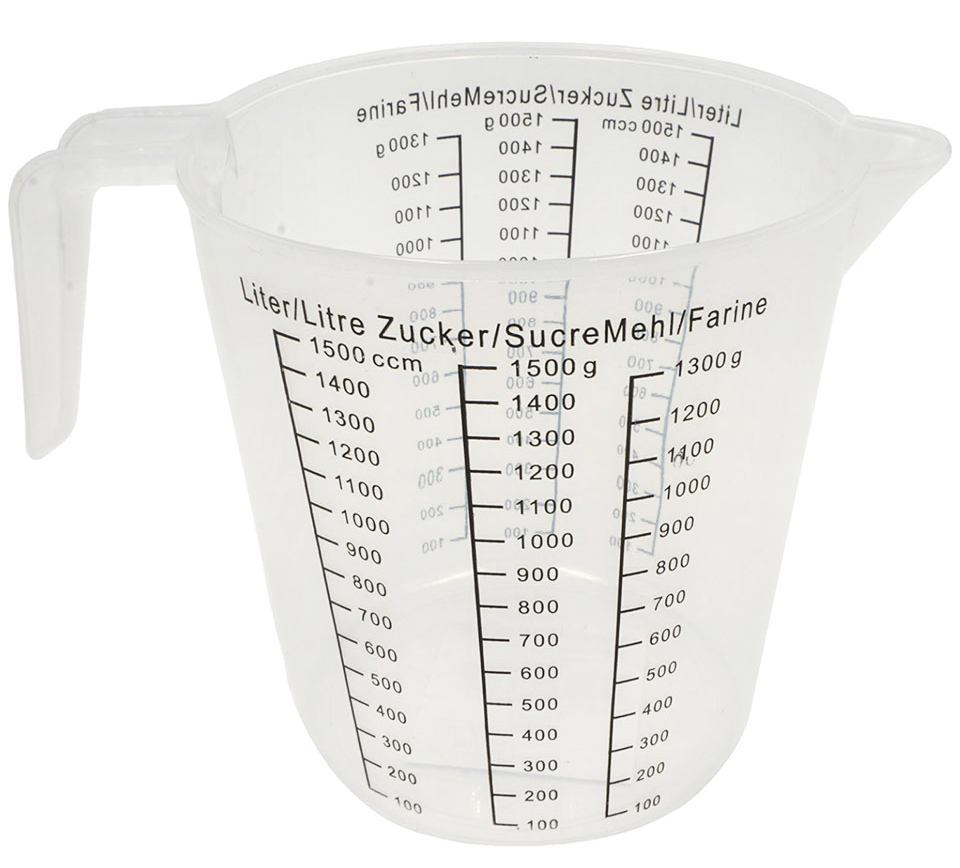Messbecher Kunststoff 1400ml