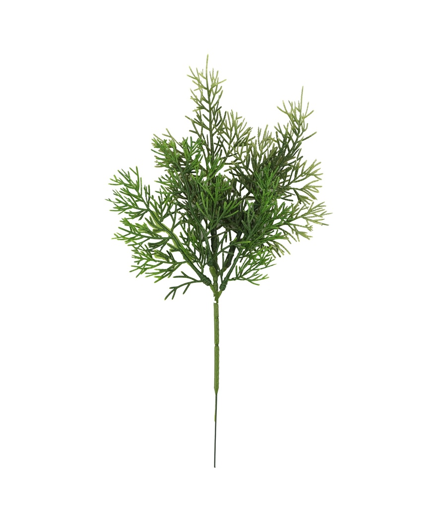 Weihnachtsdeko "Tannenpick Thuja", 31x10cm, grün