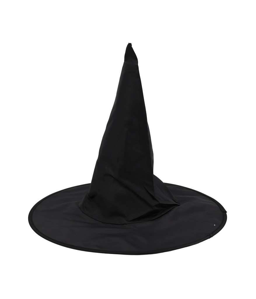 Halloween Kopfbedeckung "Hexenhut", Ø 38x17cm, schwarz 