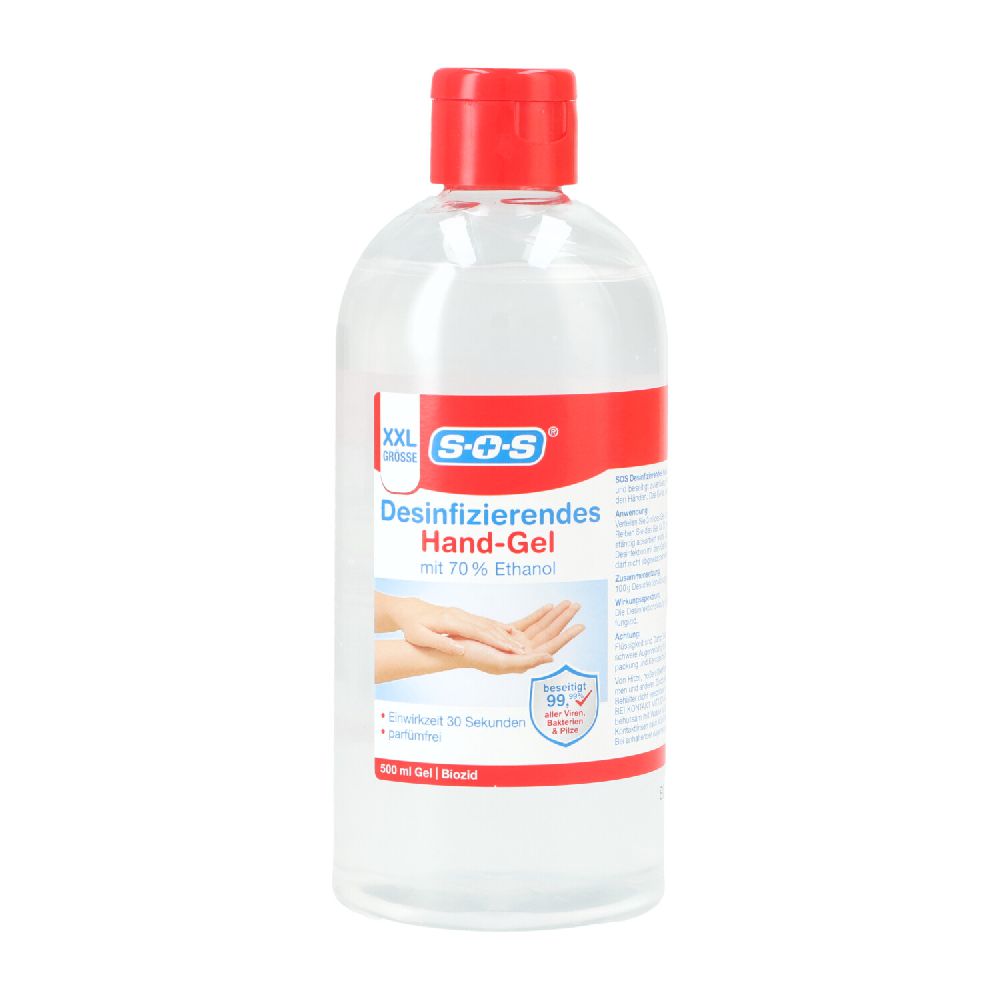 SOS Hand Desinfektionsgel 500ml 