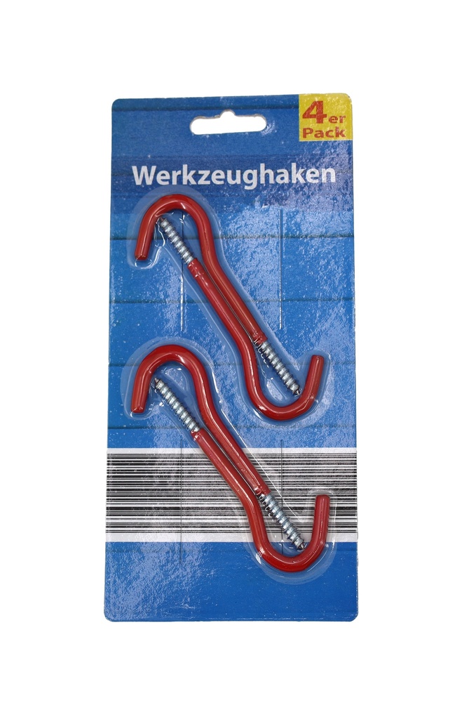 Werkzeug-Haken, 4er Pack