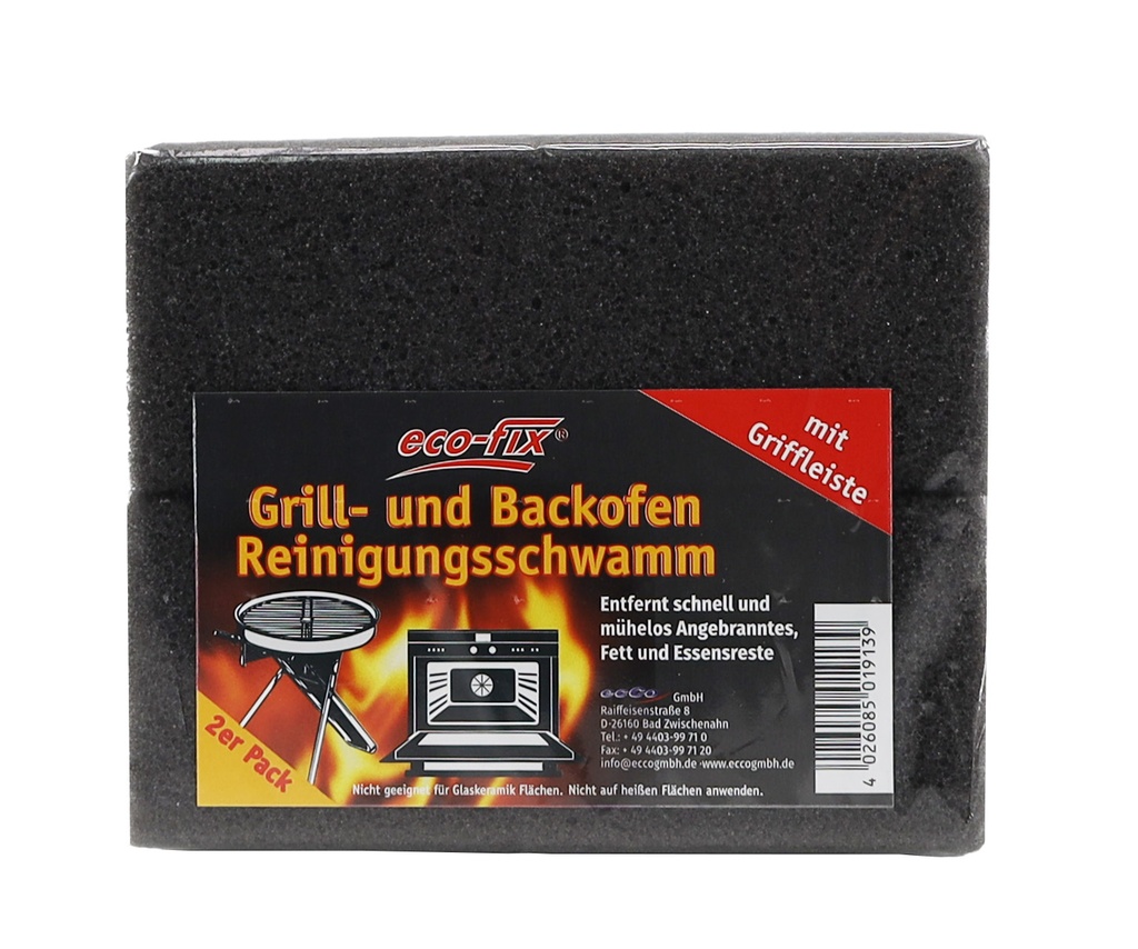 eco-fix spezial Grill- und Backofen Reinigungsschwamm 2er