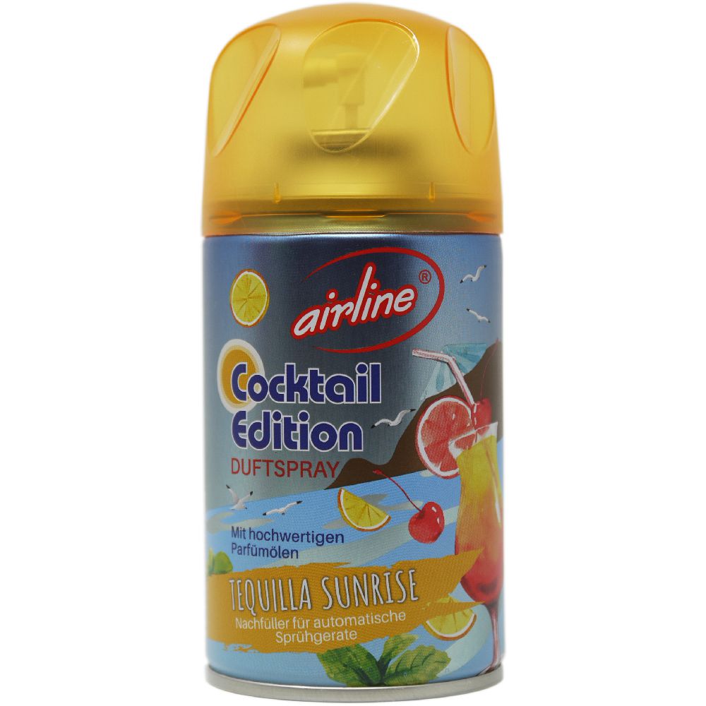 airline Cocktail Edition Duftspray Tequila Sunrise Nachfüllkartuschen 250 ml