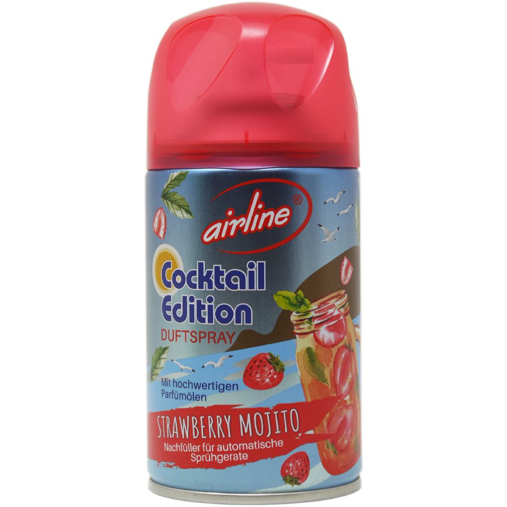 airline Cocktail Edition Duftspray Strawberry Mojito Nachfüllkartuschen 250 ml