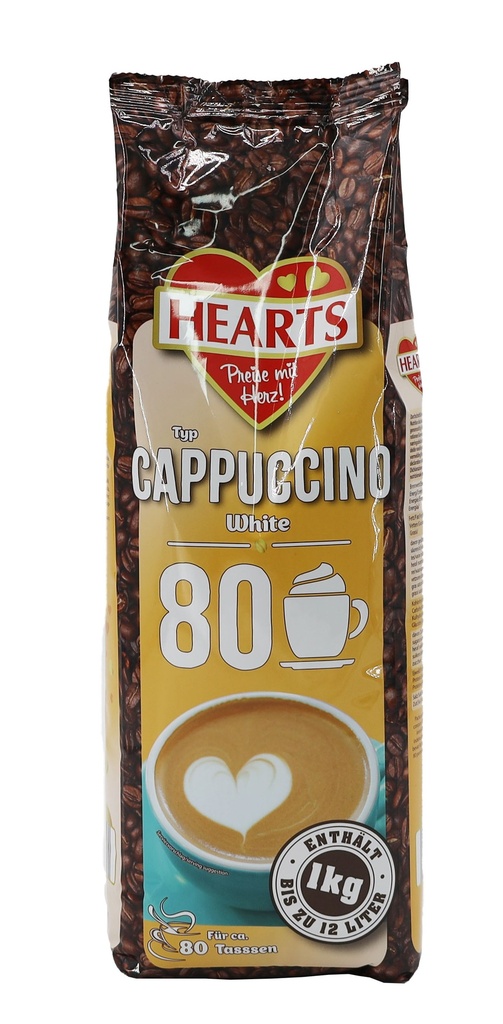 HEARTS Cappuccino White 1kg STBT