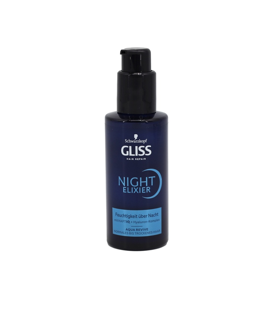 Gliss Kur Night Elixier Aqua Revive Spender 100ml