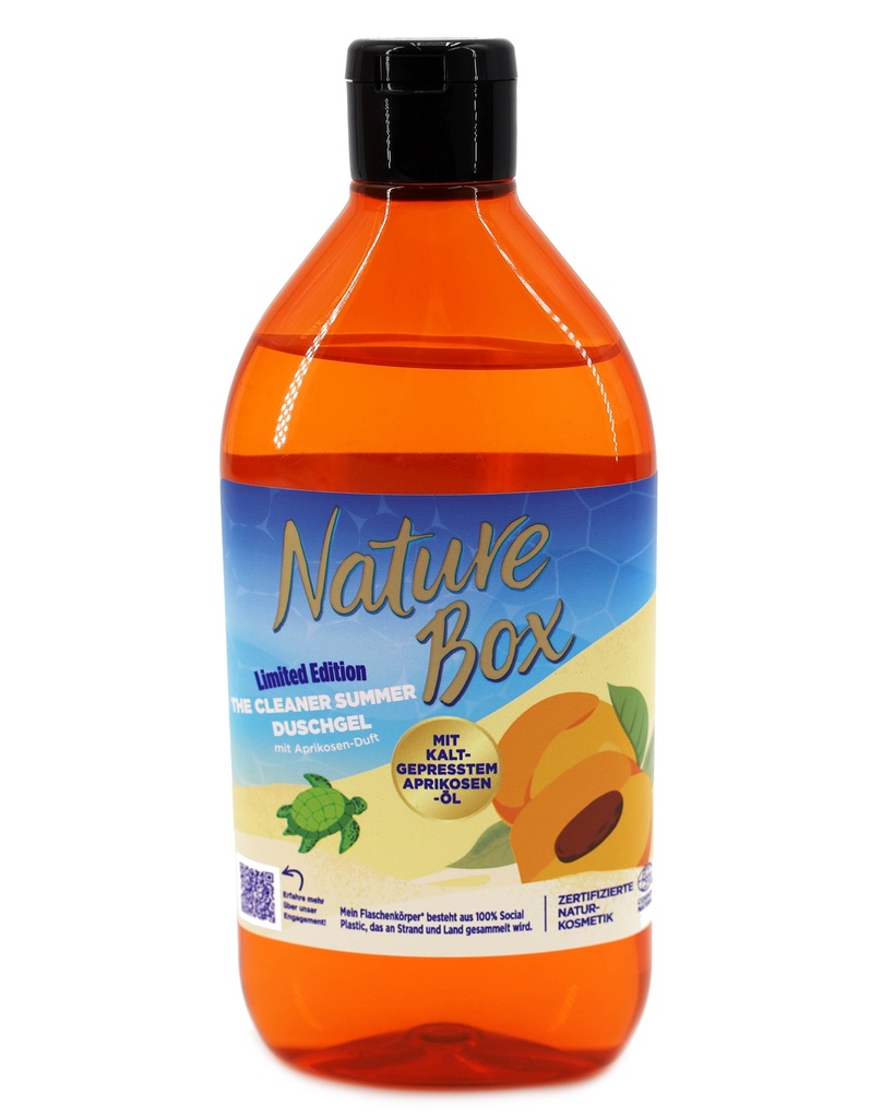 Nature Box Duschgel Limited Edition mit Aprikosen Öl 385ml