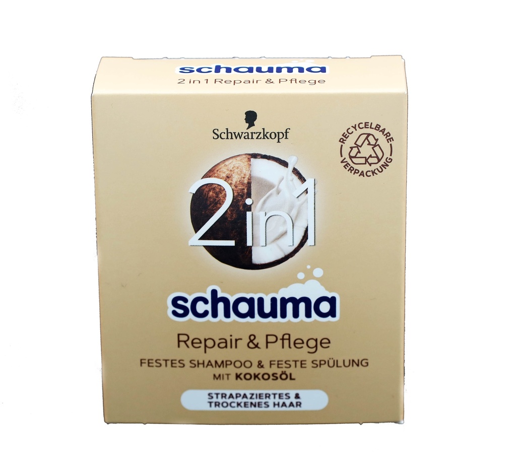 Schauma Festes Shampoo Repair und Pflege 2in1 60g