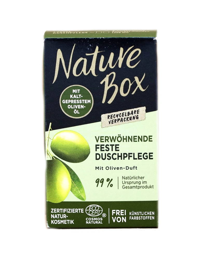 Nature Box Feste Duschpflege mit Oliven Öl 100g