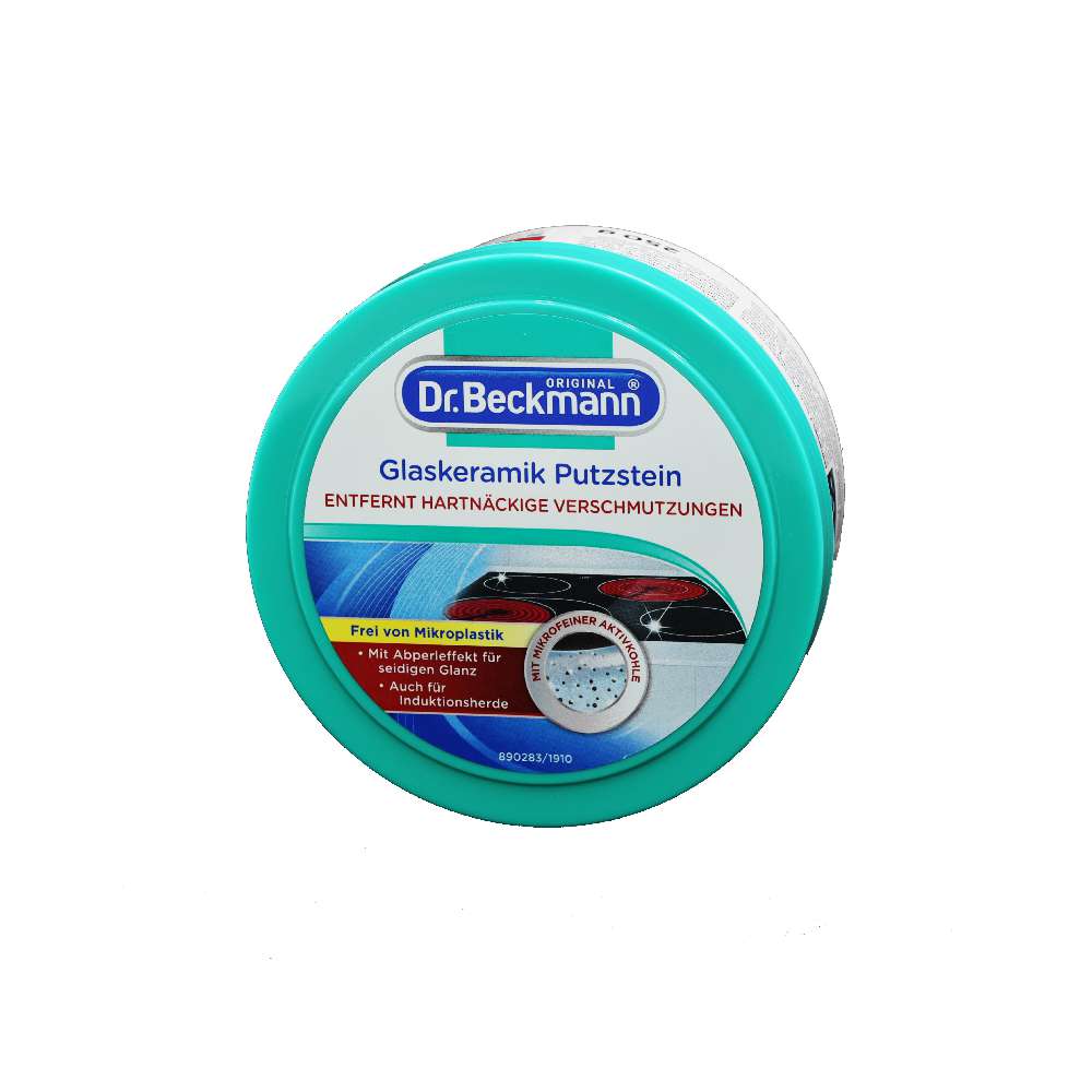 Dr.Beckmann Glaskeramik Putzstein 250g + Reinigungsschwamm