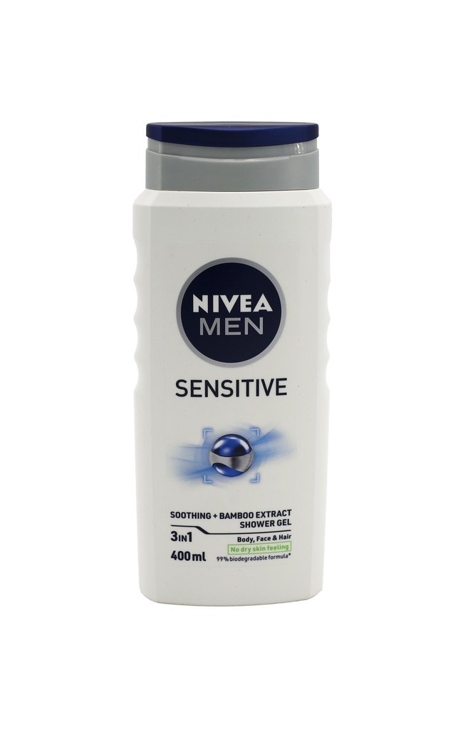 Nivea Shampoo und Duschgel 400ml 3-in-1 Für Männer Sensitive