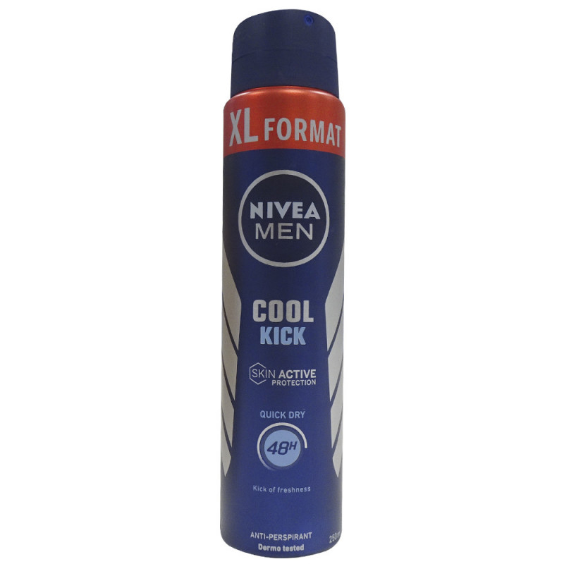 Nivea deodorant spray XXL 250 ml. Men cool kick