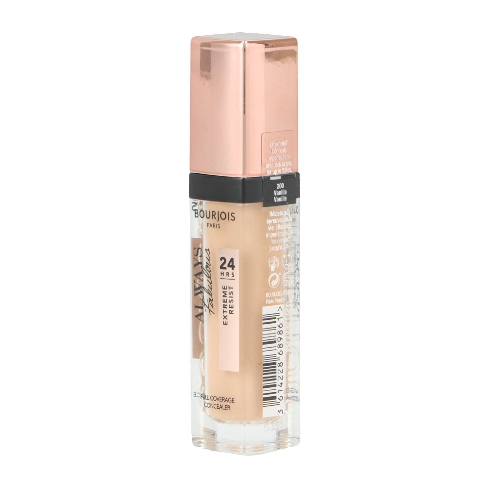 BOURJOIS Paris Always Fabulous 24H Hochdeckender Concealer 6 ml Farbton 200 Vanilla