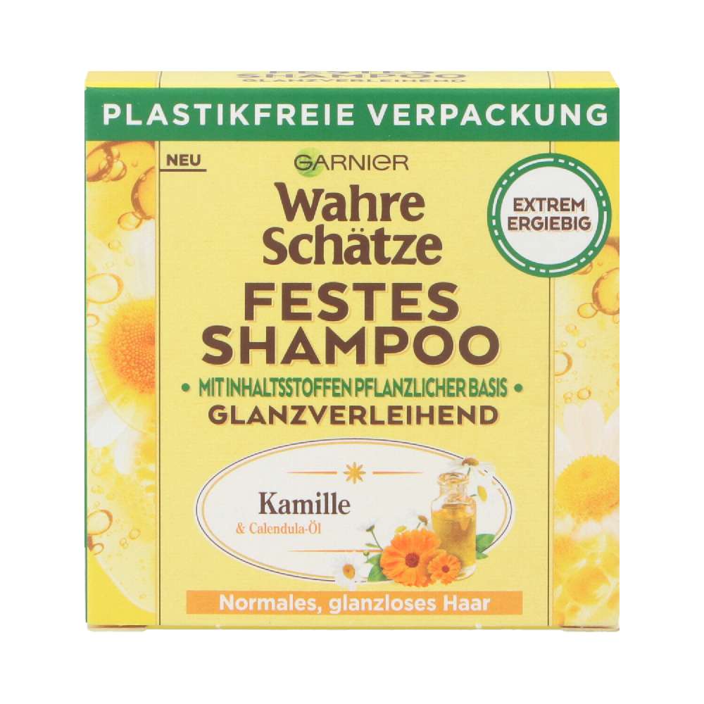 Garnier Wahre Schätze Shampoo Bar 60gr Kamille & Calendula Öl