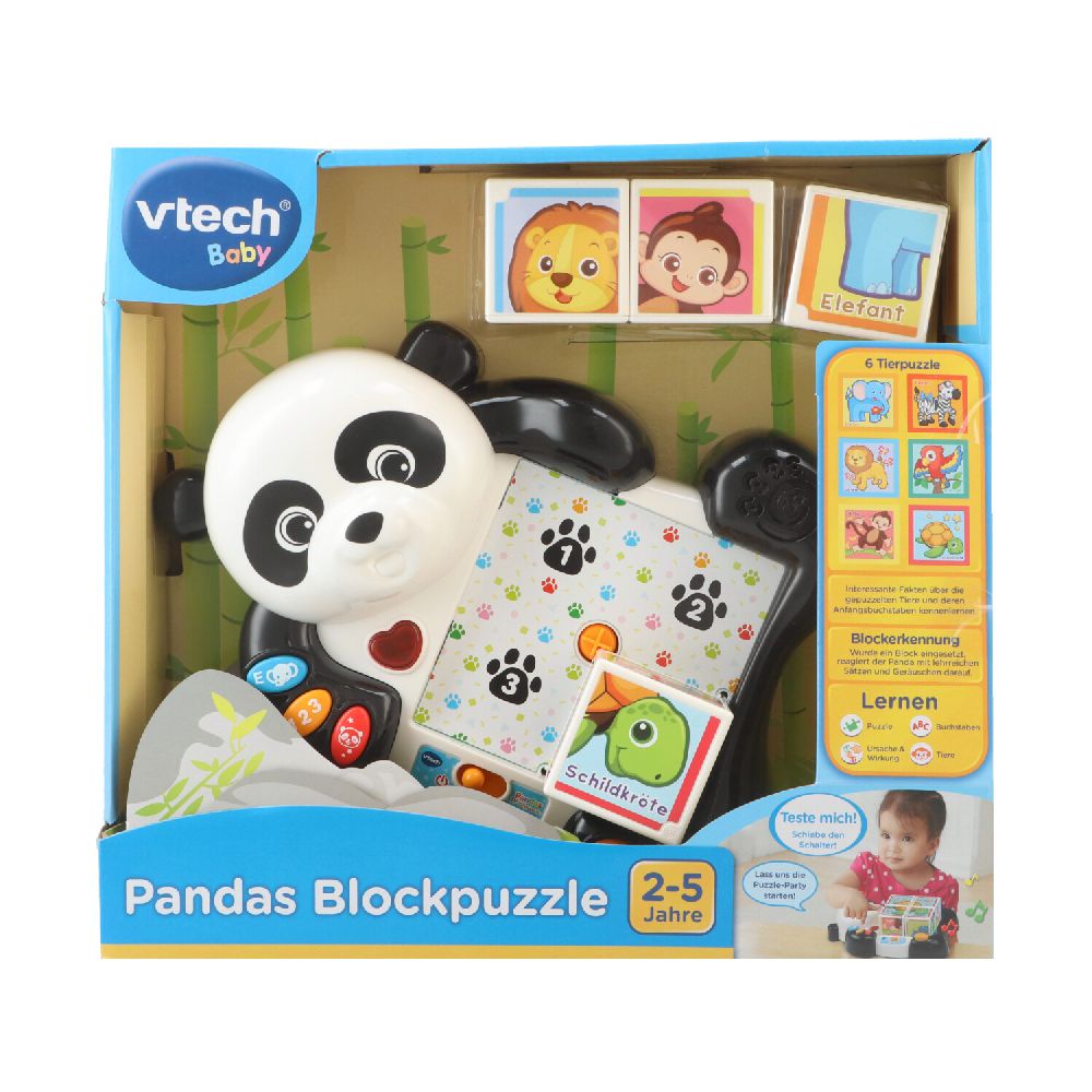 VTech Baby VTech Pandas Blockpuzzle & Lernspaß (2-5 Y)