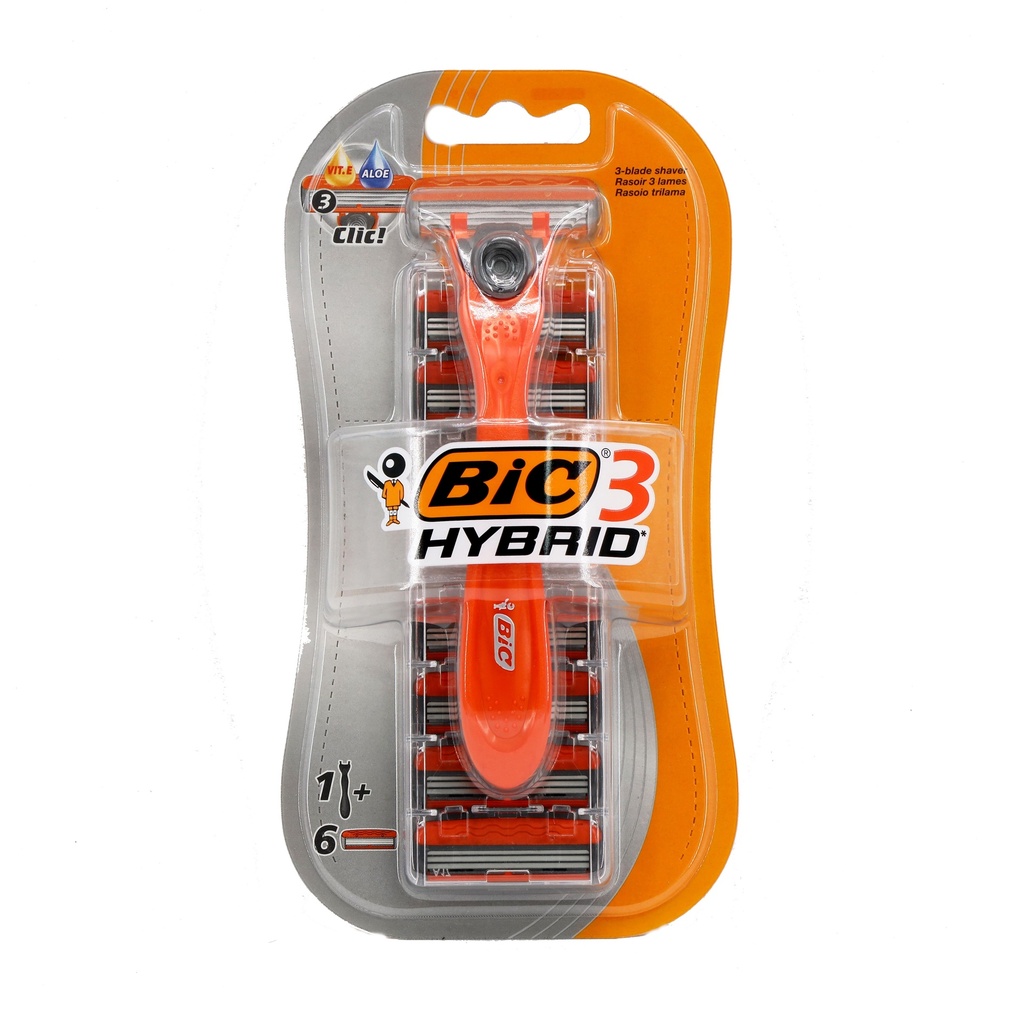 BIC Rasierer 6up 3 Hybrid