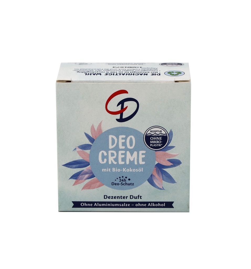 CD Deocreme 50ml mit Bio-Kokosöl Wasserlilie