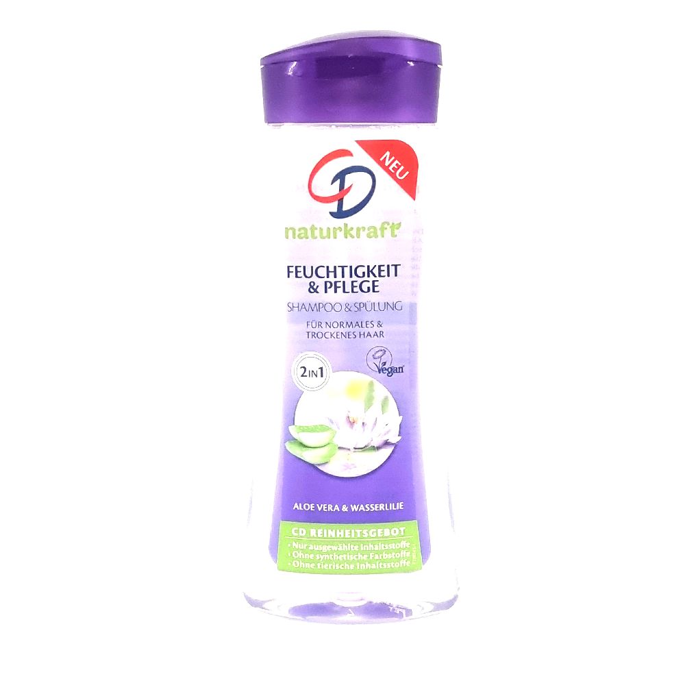 CD Shampoo&Spülung 250ml Feuchtigkeit&Pflege, Aloe Vera+Wasserlilie 