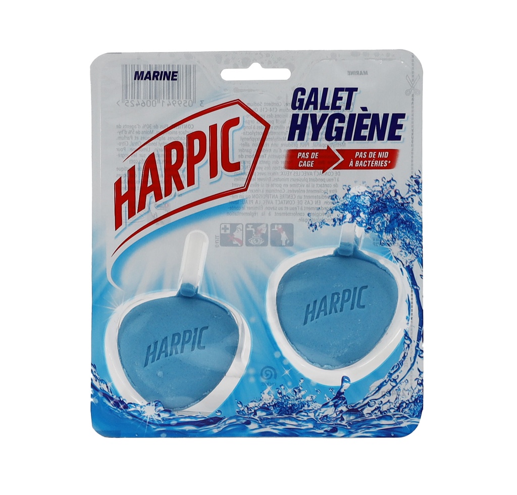 Harpic Active Fresh Toilettenblock 2x40gr Marine