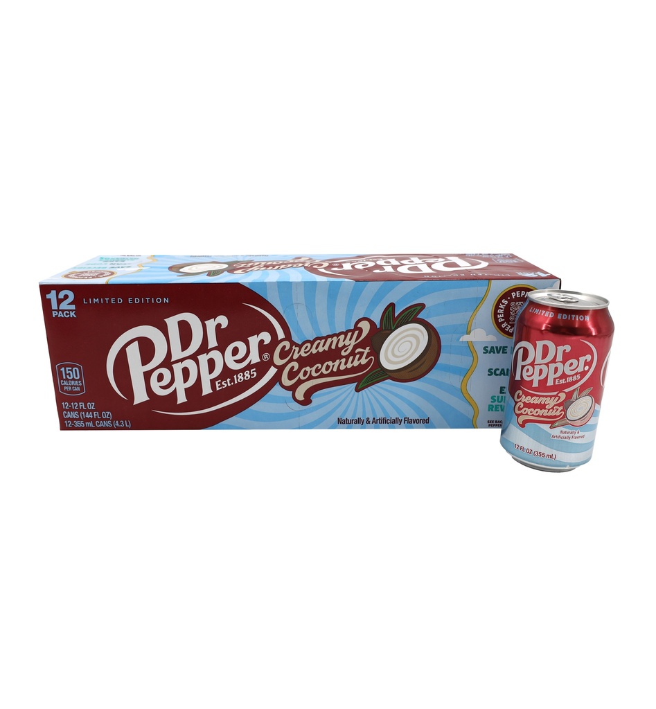 Dr Pepper - Coconut Cream 12x 355ml