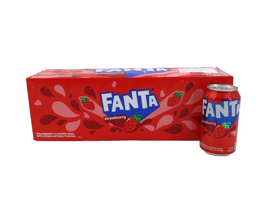 Fanta Strawberry USA 12x 355ml (Karton)