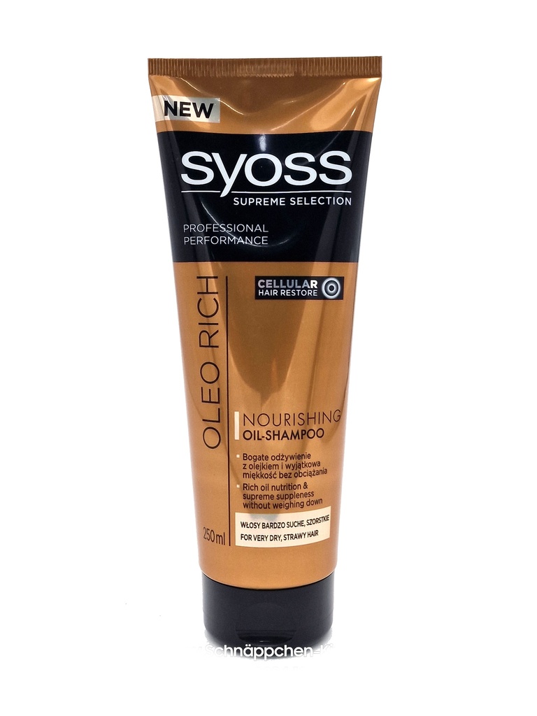 Syoss Shampoo Haar Öl Oleo Rich Nourishing Oil 250ml