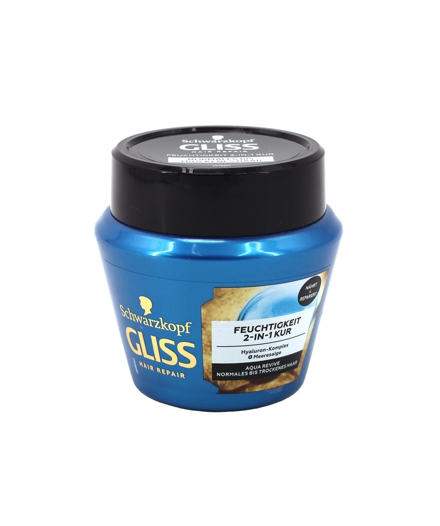 Gliss Kur 2-in-1 Kur Feuchtigkeit Aqua Revive 300ml