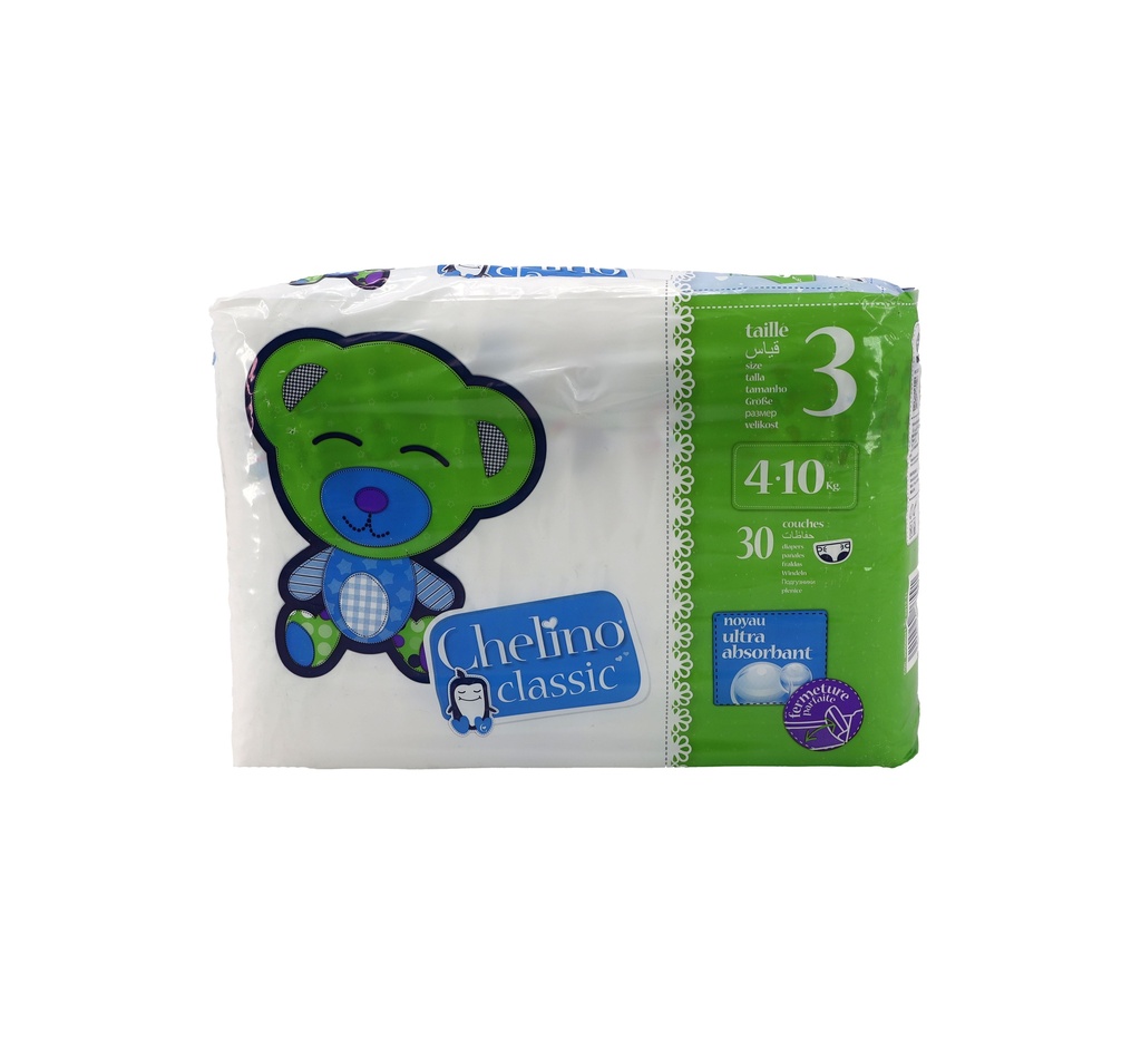 Chelino Classic BabyWindeln Größe 3 Midi 4-10kg 30 Stk.