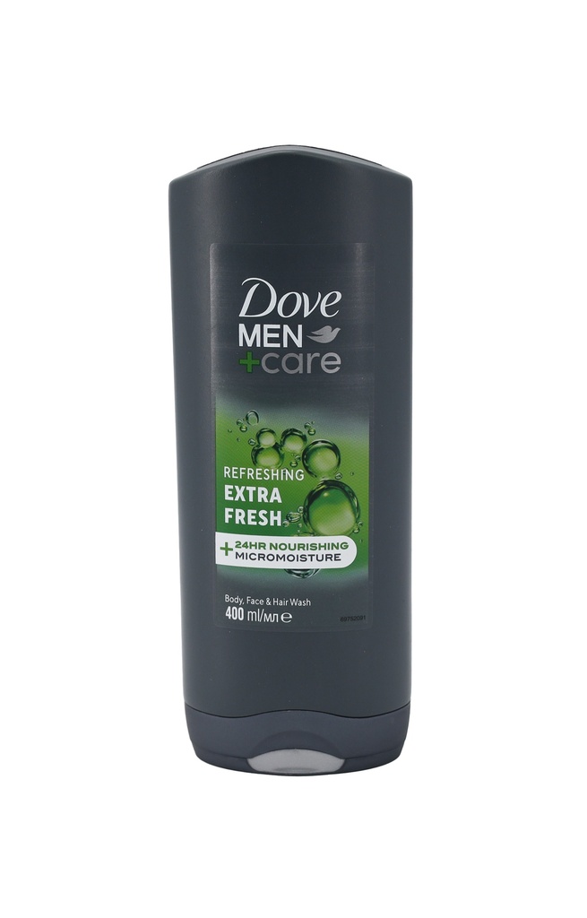 Dove Men+Care Shampoo und Duschgel 400ml 3-in-1 Extra Fresh