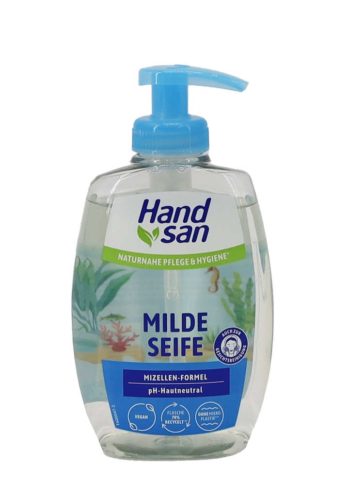 Handsan MILDE Handseife 300ml Soft soap, Micellar Technology