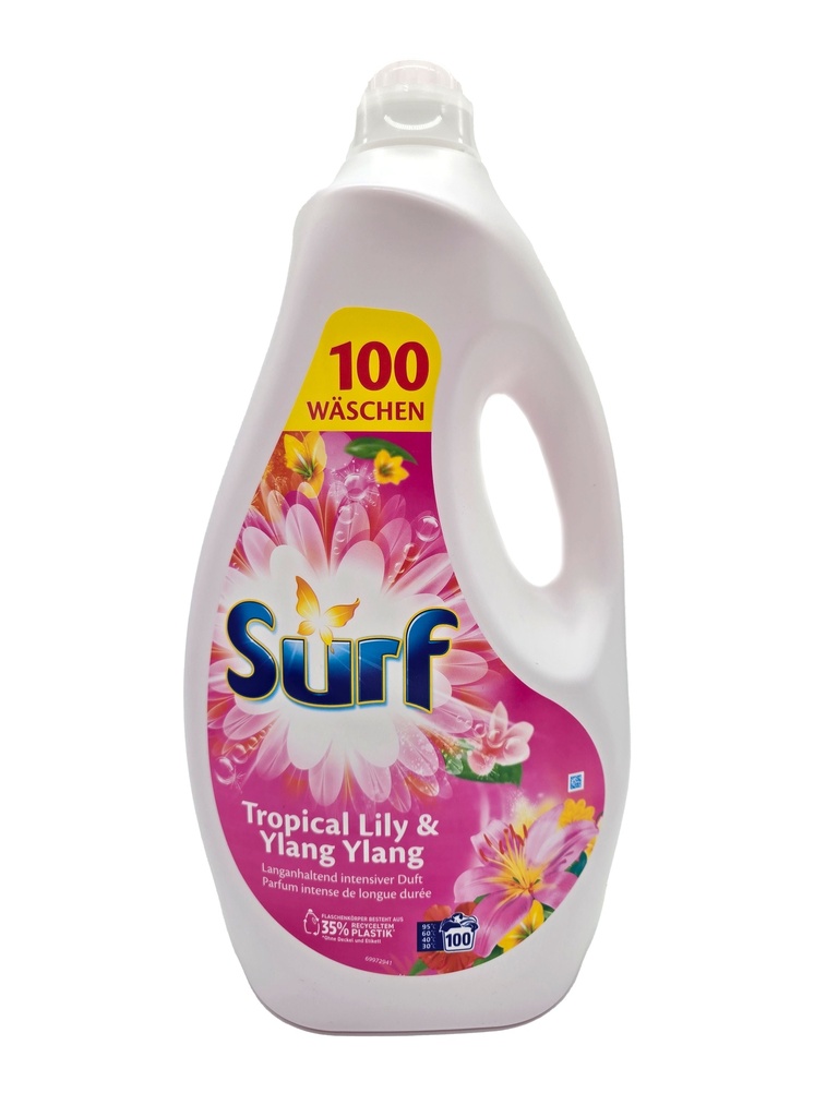 Surf Flüssigwaschmittel Tropical Lily & Ylang 100WL 5 Liter